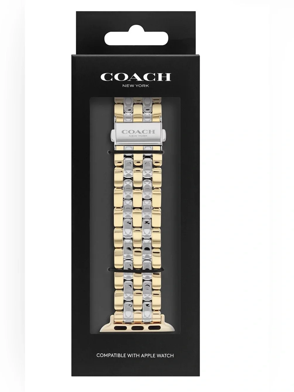 Coach Women's Two Tone Stainless Steel Apple Strap 38/40/41mm